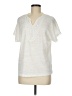 Cable & Gauge Ivory Short Sleeve Blouse Size M - photo 1