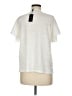 Cable & Gauge Ivory Short Sleeve Blouse Size M - photo 2