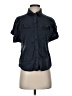Evereve 100% Lyocell Black Short Sleeve Blouse Size S - photo 1