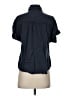 Evereve 100% Lyocell Black Short Sleeve Blouse Size S - photo 2