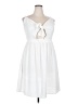 Free Press Solid White Casual Dress Size XL - photo 1