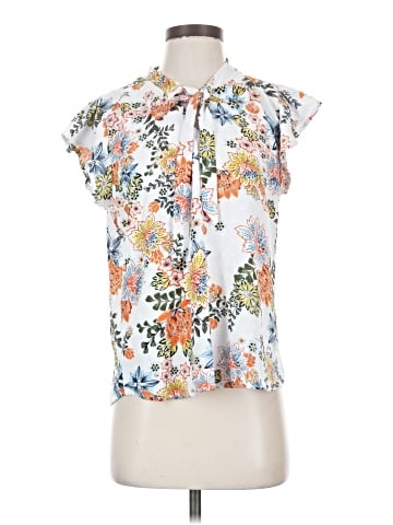 Adrienne Vittadini Short Sleeve Blouse (view 1)