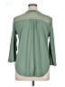 Absolutely Famous Green 3/4 Sleeve Blouse Size XL - photo 2