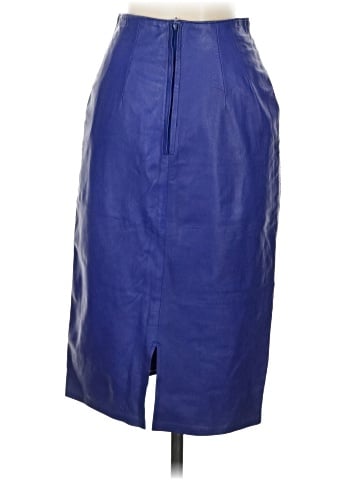 Lotus Faux Leather Skirt (view 2)
