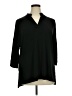Twins Black 3/4 Sleeve Blouse Size XL - photo 1