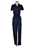 J.Crew Solid Blue Jumpsuit Size 0 - photo 1