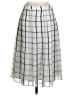 Ann Taylor 100% Polyester Plaid Gray Casual Skirt Size 4 - photo 1