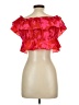 Shein 100% Polyester Red Sleeveless Blouse Size L - photo 2