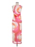 Amanda Uprichard Print Orange Cocktail Dress Size M - photo 1