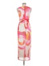 Amanda Uprichard Print Orange Cocktail Dress Size M - photo 2