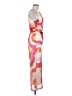 Amanda Uprichard Print Orange Cocktail Dress Size M - photo 4