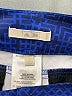 Adidas 100% Polyester Chevron-herringbone Blue Athletic Shorts Size 2 - photo 3