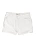 Levi's Solid White Denim Shorts Size 12 - photo 1