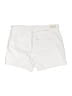 Levi's Solid White Denim Shorts Size 12 - photo 2