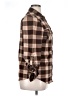 Passport Plaid Brown Long Sleeve Blouse Size XL - photo 4