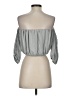 Lavender Field Gray 3/4 Sleeve Blouse Size S - photo 2