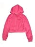 Unbranded 100% Polyester Pink Zip Up Hoodie Size L (kids) - photo 1