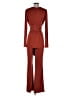 Michael Costello X Revolve Solid Burgundy Jumpsuit Size M - photo 2