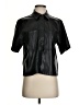 Evereve 100% Polyester Black Short Sleeve Blouse Size S - photo 1