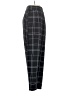 Leith 100% Polyester Plaid Black Casual Pants Size S - photo 4