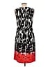 Versona Graphic Red Cocktail Dress Size L - photo 2