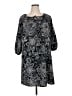 Fred David 100% Polyester Paisley Black Casual Dress Size 1X - photo 1