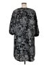 Fred David 100% Polyester Paisley Black Casual Dress Size 1X - photo 2