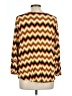 Ruby Rd. Gold Long Sleeve Henley Size L - photo 2