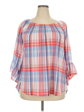New York Laundry 3/4 Sleeve Blouse (view 1)