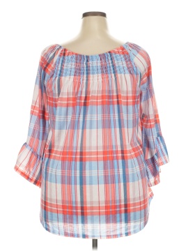 New York Laundry 3/4 Sleeve Blouse (view 2)