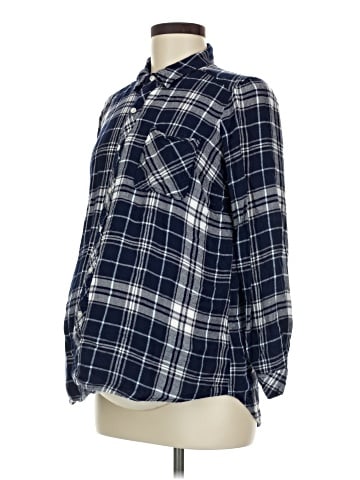 Motherhood Long Sleeve Button-Down Shirt (view 1)