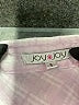 Joy Joy Checkered-gingham Pink Long Sleeve Blouse Size S - photo 9