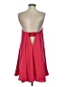 StyleStalker 100% Polyester Solid Red Pink Cocktail Dress Size S - photo 2