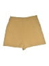 Zara Solid Yellow Khaki Shorts Size XL - photo 2