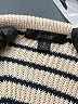 J.Crew 100% Cotton Stripes Ivory Pullover Sweater Size S - photo 7