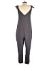 Sundays Solid Gray Jumpsuit Size Sm (1) - photo 2