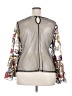 impulsive 100% Nylon Silver Long Sleeve Blouse Size 2X - photo 2