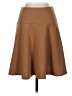 Calvin Klein Solid Brown Casual Skirt Size 2 (petite) - photo 1