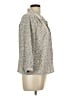 Assorted Brands Floral Gray Tan 3/4 Sleeve Button-Down Shirt Size 11 - photo 4