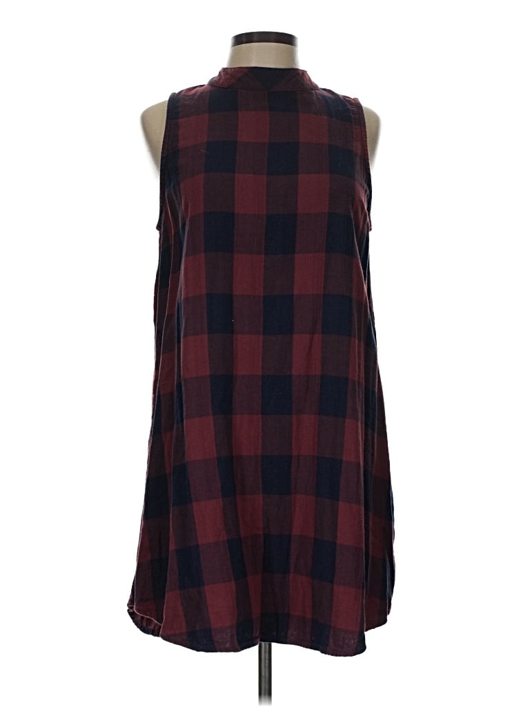 Pre-owned Altar'd State Casual Dress In Burgundy