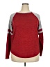 SO Color Block Red Pullover Sweater Size XXL - photo 1