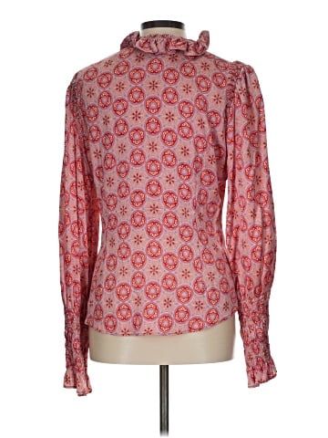 Etcetera Long Sleeve Silk Top (view 2)