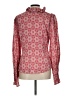 Etcetera Pink Long Sleeve Silk Top Size 12 - photo 2