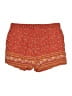 Old Navy 100% Rayon Paisley Orange Shorts Size S - photo 2