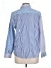 Chico's 100% Cotton Color Block Blue Long Sleeve Button-Down Shirt Size Lg (2) - photo 2