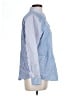 Chico's 100% Cotton Color Block Blue Long Sleeve Button-Down Shirt Size Lg (2) - photo 4
