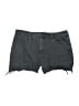 Universal Thread Solid Black Denim Shorts Size 14 - photo 1