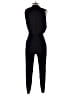 Mango 100% Polyester Solid Black Jumpsuit Size 4 - photo 2