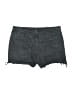 Universal Thread Solid Black Denim Shorts Size 14 - photo 2