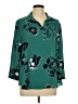 Van Heusen 100% Polyester Floral Green 3/4 Sleeve Blouse Size L - photo 1